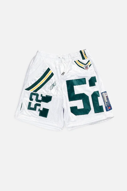 Unisex Rework Green Bay Packers NFL Jersey Shorts - M Mint Green Jersey Tee