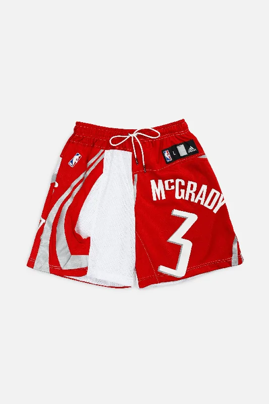 Unisex Rework Houston Rockets NBA Jersey Shorts - M Floral Jersey Blouse