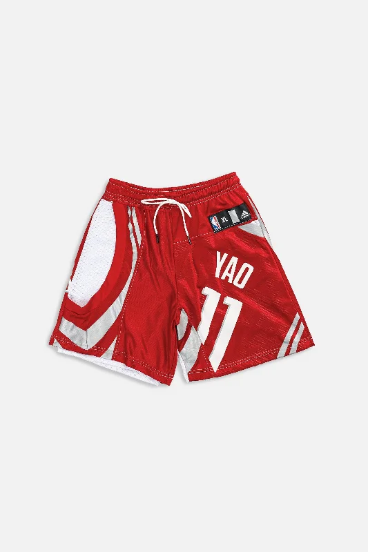 Unisex Rework Houston Rockets NBA Jersey Shorts - S Handmade Jersey Tee