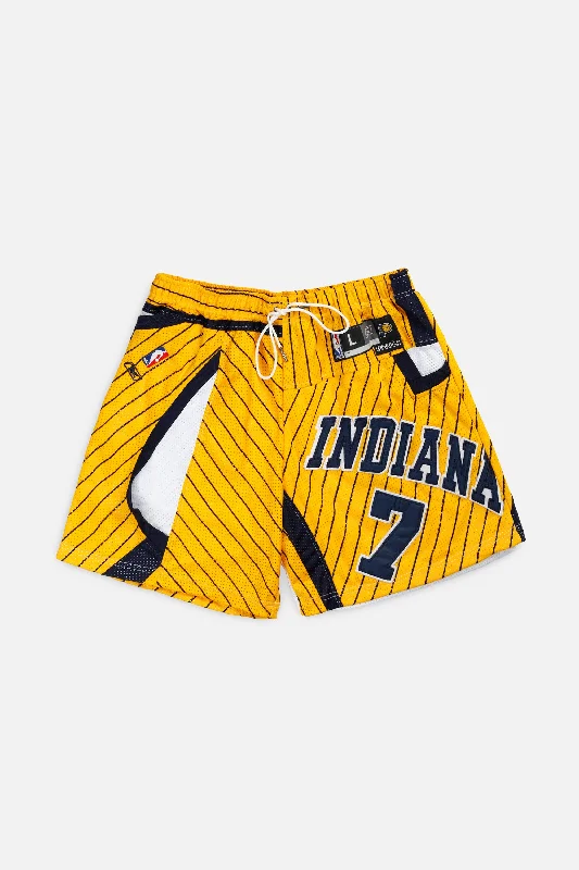 Unisex Rework Indiana Pacers NBA Jersey Shorts - XL Polo Neck Jersey Top