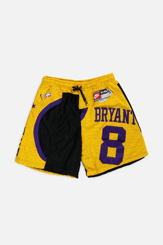 Unisex Rework LA Lakers NBA Jersey Shorts - M Lightweight Jersey Top