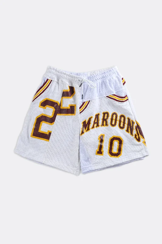 Unisex Rework Maroons Jersey Shorts - Women-M, Men-S Boat Neck Jersey Shirt