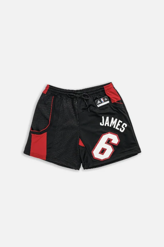 Unisex Rework Miami Heat NBA Jersey Shorts - XXL Casual Weekend Jersey Tee
