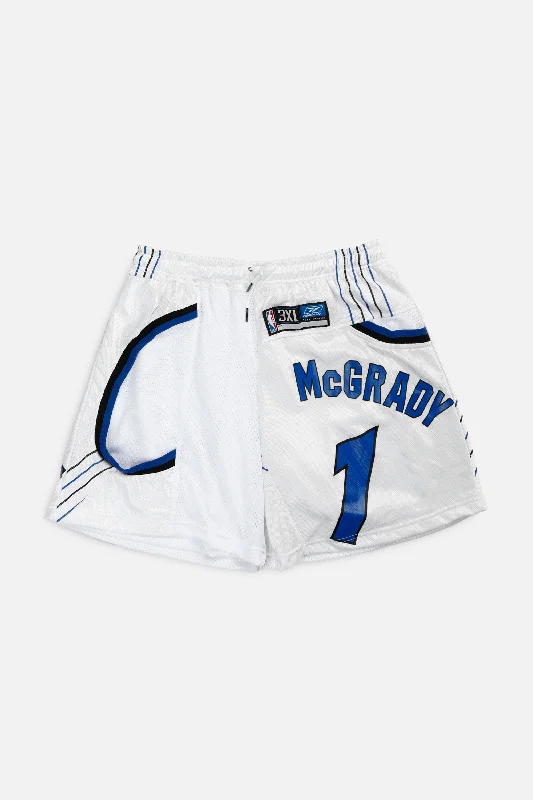 Unisex Rework Orlando Magic NBA Jersey Shorts - XL Burgundy Jersey Tee