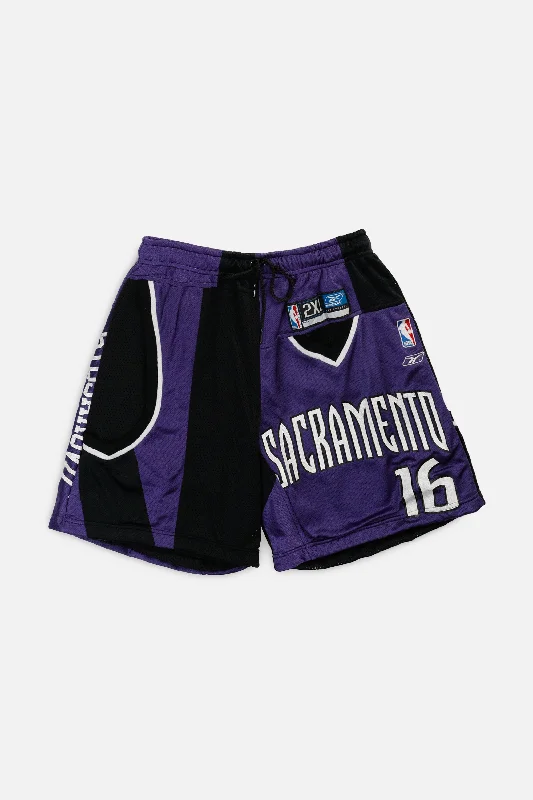 Unisex Rework Sacramento Kings NBA Jersey Shorts - M Trendy Jersey Shirt