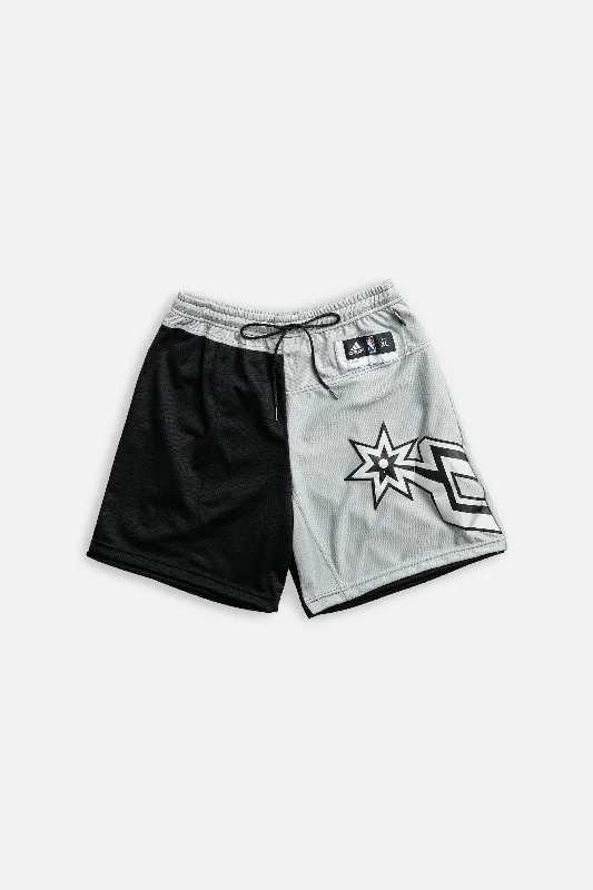 Unisex Rework San Antonio Spurs NBA Jersey Shorts - L Budget-Friendly Jersey Tee