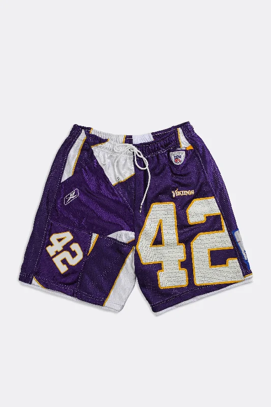 Unisex Rework Vikings NFL Jersey Shorts - Women-L, Men-M Winter Jersey Top