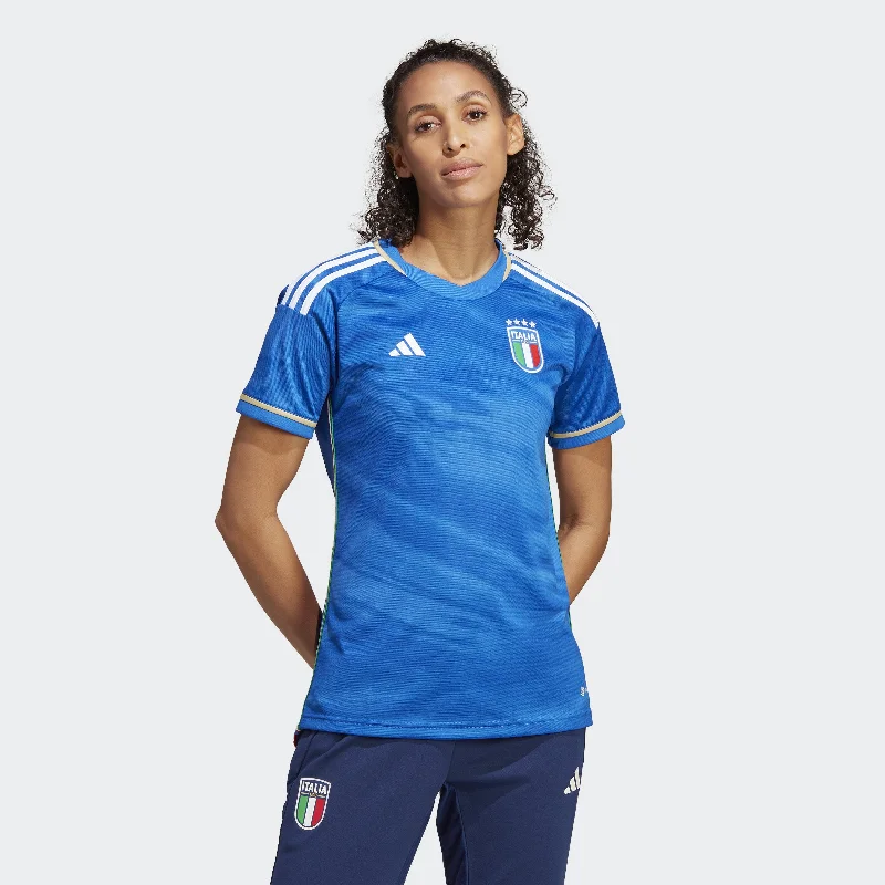 Women's adidas Italy 23 Home Jersey Lavender Jersey Tee