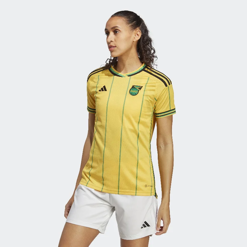 Women's adidas Jamaica 23 Home Jersey Burgundy Jersey Tee