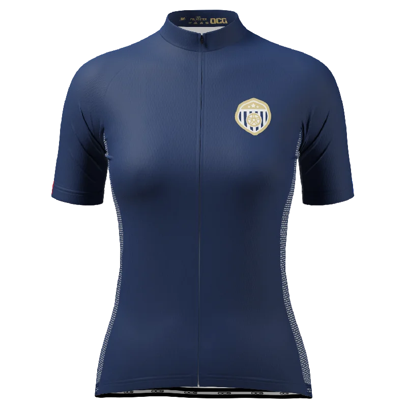 Women's France Soccer Short Sleeve Cycling Jersey Bamboo Jersey Tee