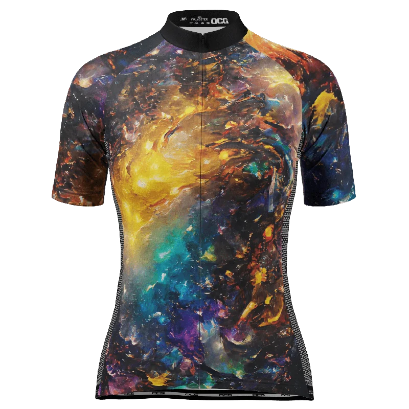 Women's Nebula Short Sleeve Cycling Jersey Sustainable Jersey Tee