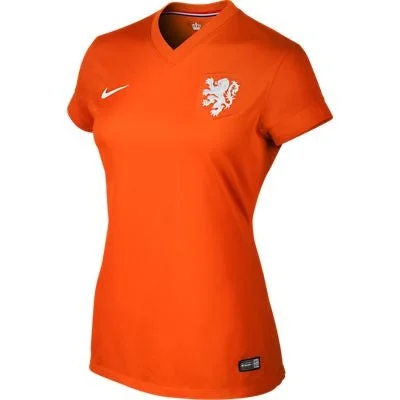 Women's Nike Netherlands Home Replica Jersey Holiday Jersey Tee
