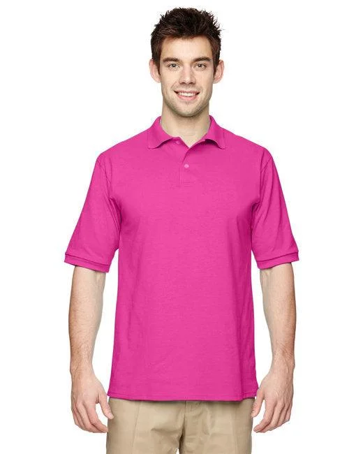 Jerzees Adult SpotShield  Jersey Polo 437 Ruby Red Jersey Shirt