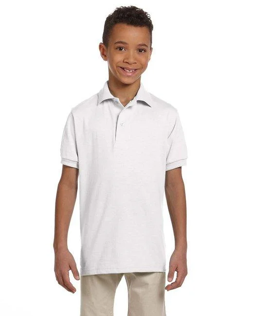 Jerzees Youth SpotShield  Jersey Polo 437Y Royal Blue Jersey Shirt
