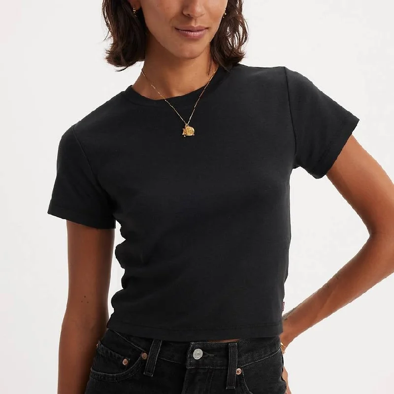 Levi's W Essential Sporty Tee Striped Floral Plaid