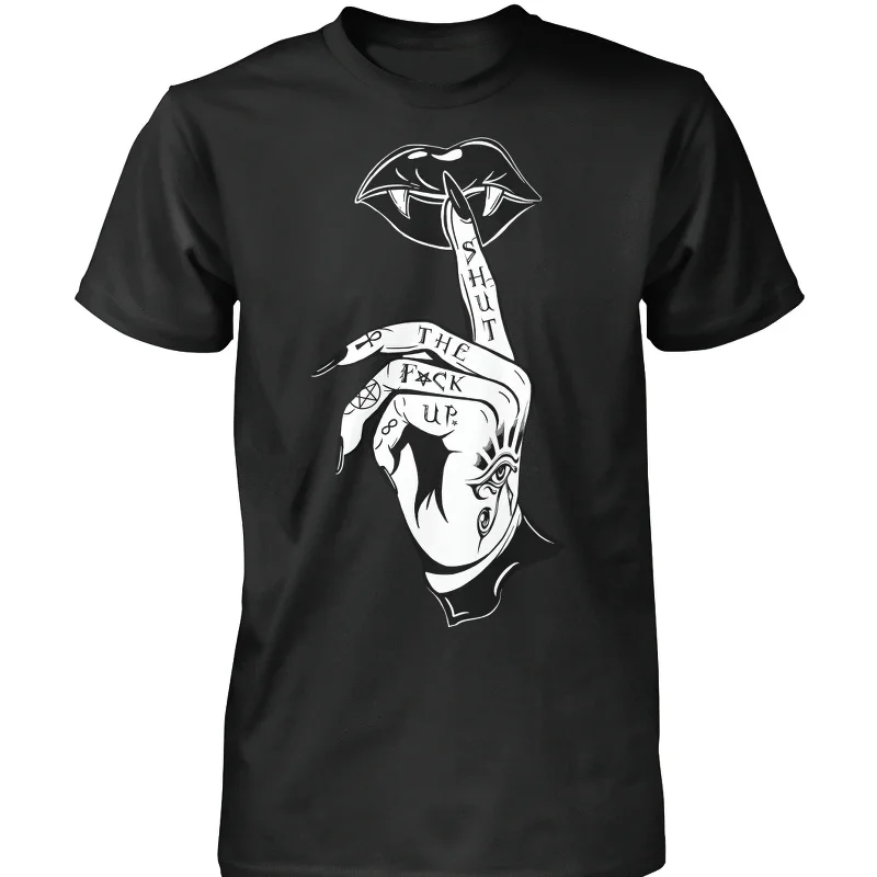 Streetwear Gothic T-Shirt / Goth Stylish / Graphic Tees For Women Terry Blend Velvet Blend Canvas Blend