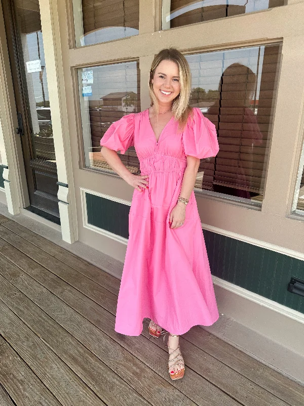 Liza Puff Sleeve Dress