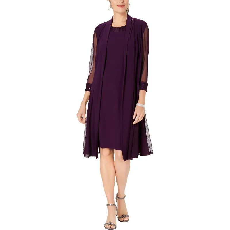 Womens 2 PC Embellished Two Piece Dress