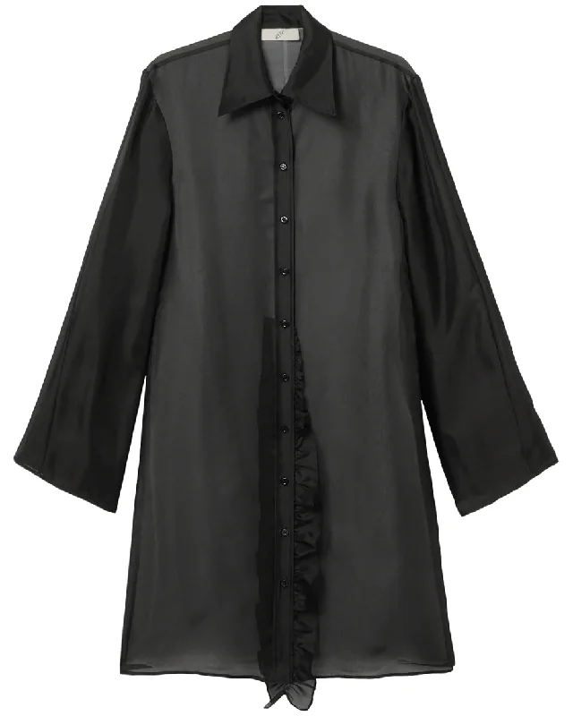 Black Organza Radieux Dress
