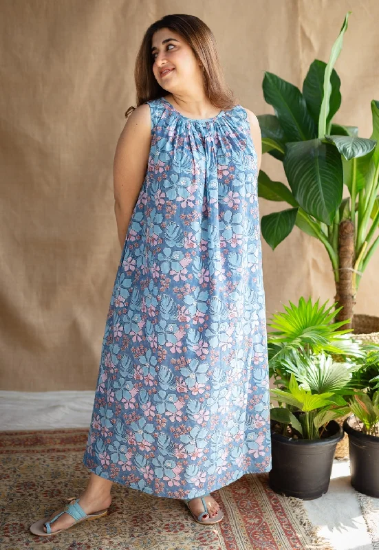 Mariyum Sanganeri Slub Cotton Dress