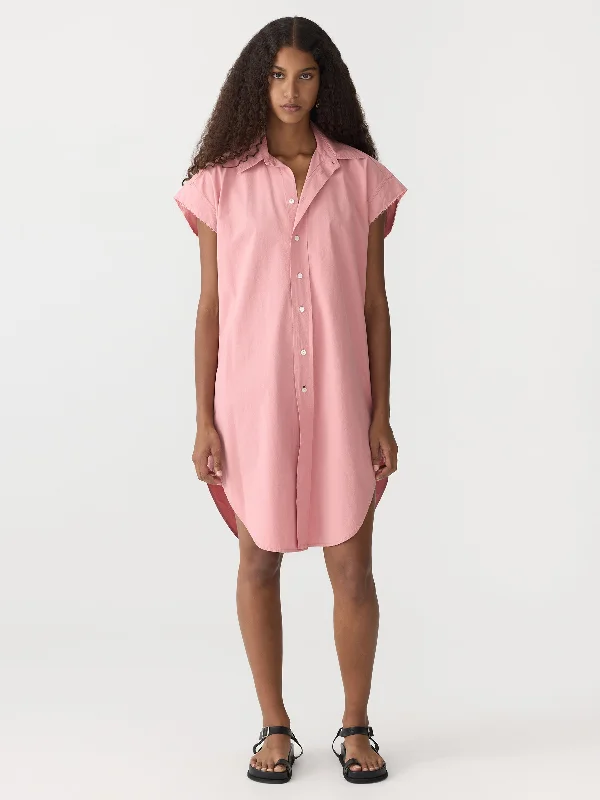 crushed cotton dress