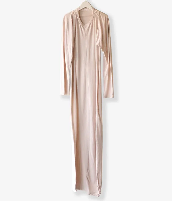FUMIKA_UCHIDA/SEPARATE LONG-SLEEVE DRESS(PINKGREY)