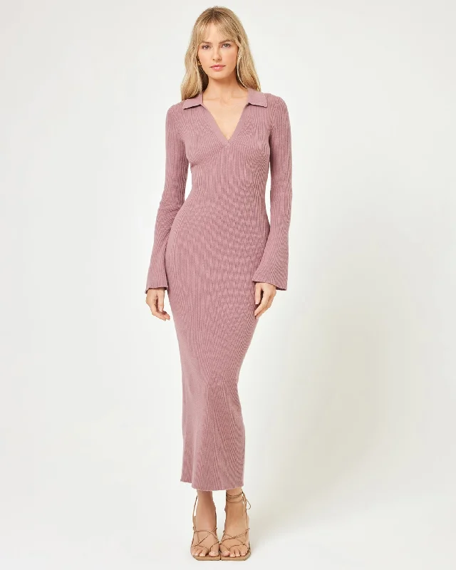 L Space San Clemente Dress - SMOKY QUARTZ