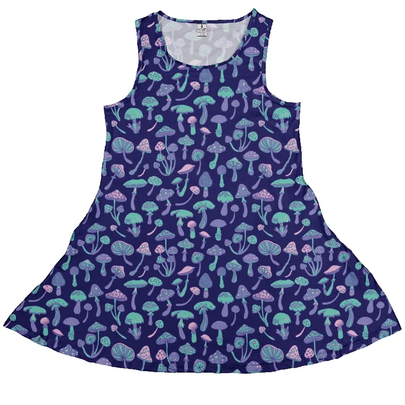 Psychedelic Mushrooms Dress