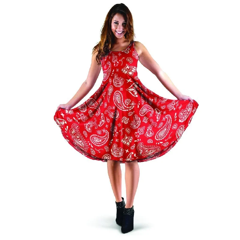 Red Bandana Dress