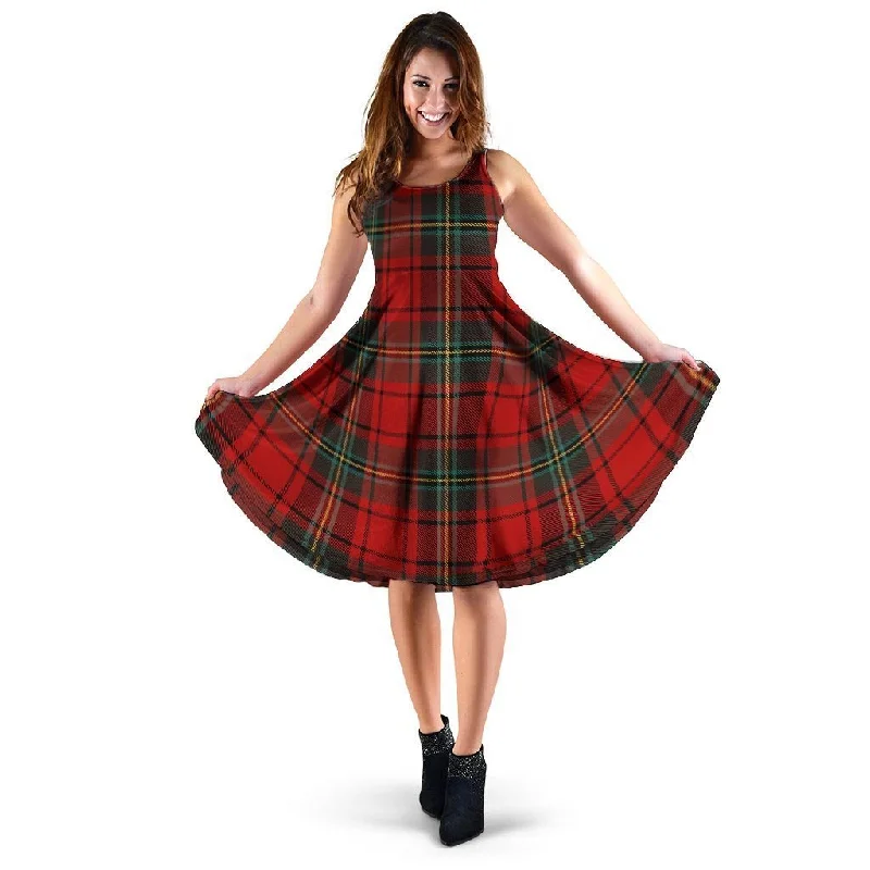 Red Plaid Tartan Dress