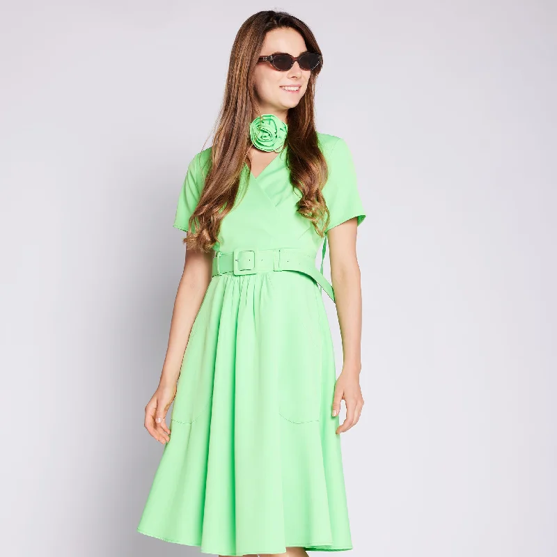 Rose Sleeve Dress