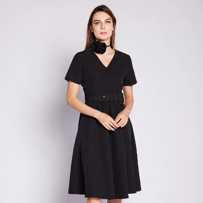 Rose Sleeve Dress