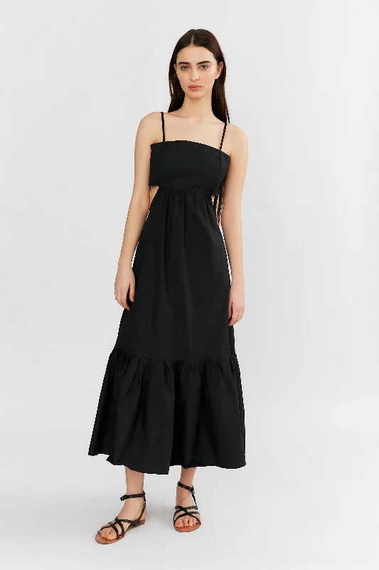 SIGNAC DRESS - BLACK
