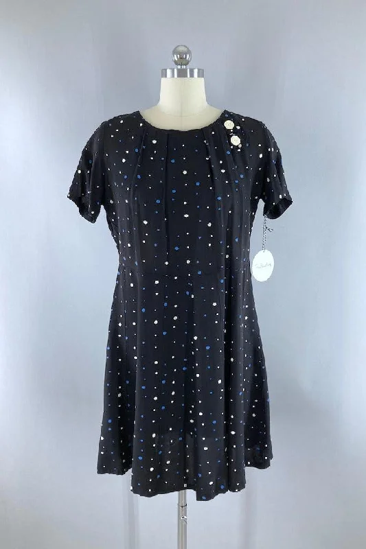Vintage 1950s Polka Dot Dress