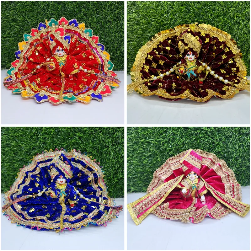 Winter Special Fancy Dresses Combo Pack of 4