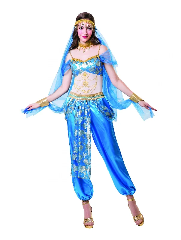 Harem Dancer Blue Dress Tunics Fashionable chic