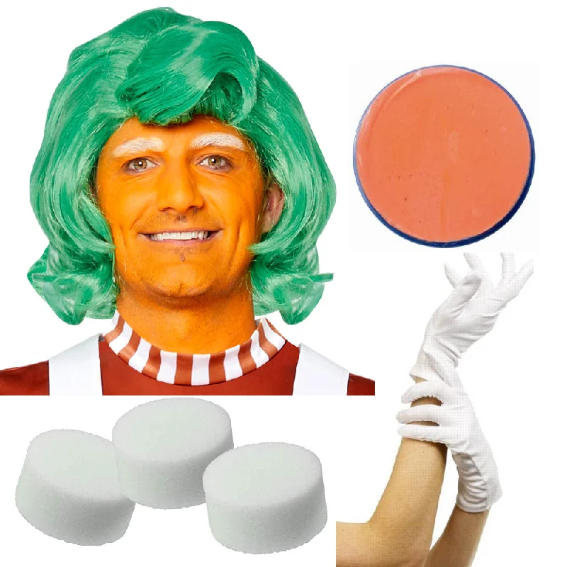 Oompa Loompa Fancy Dress Kit Tunics Stylish elegant