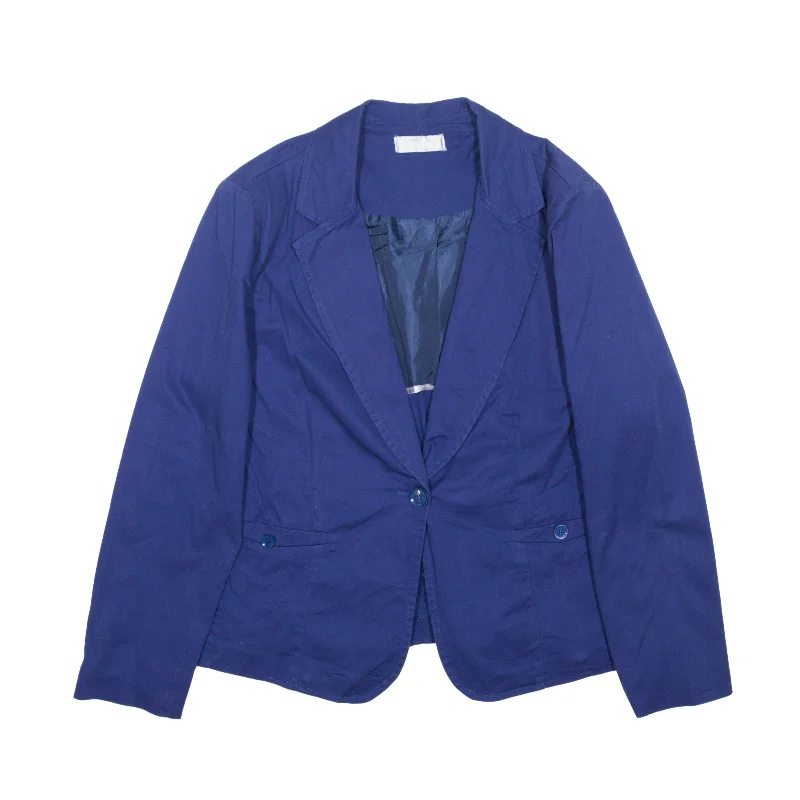 ENRICO COVERI Blazer Jacket Blue Womens M Women's Premium Blazer