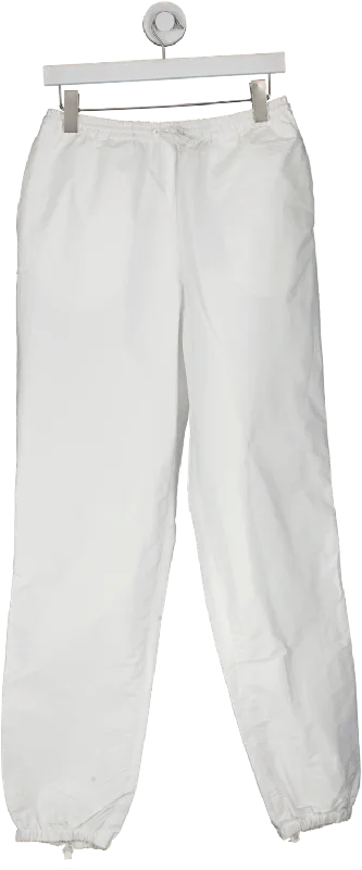 Longchamp White X D'heygere Convertible Trousers UK S Trousers chic fashionable